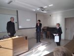 14: prof. Piotr Zbróg, dr Małgorzata Krawczyk-Blicharska i pani Janina Łucak -prezes KUTW „Ponad Czasem”