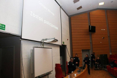 6.	Przedstawiciele KWP w Kielcach przybliżający warunki pracy w Policji