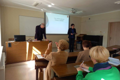 1: prelegent - prof. dr hab. Piotr Zbróg, organizator - dr Małgorzata Krawczyk-Blicharska