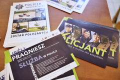 24.	Materiały promocyjne KWP wystawione na Dniu otwartym WPP