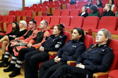 29.	Przedstawiciele KWP w Kielcach podczas wykładu na Auli