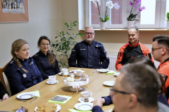 33.	Przedstawiciele KWP w Kielcach podczas spotkania  w Instytucie Pedagogiki