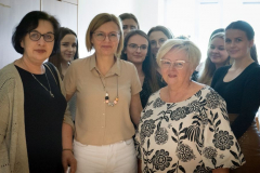 7.    Spotkanie ze studentami uczestniczącymi w przygotowaniach do konferencji - mgr Ewa Misiorowska, dr hab. Zuzanna Zbróg, prof. UJK, mgr Aleksandra Dymińska.