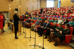 Wicemarszałek Województwa Świętokrzyskiego R. Janik, dr A. Jopkiewicz, dr M. Krawczyk-Blicharska