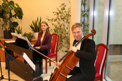 Dr Anna Parkita (fortepian) i dr Przemysław Wierzba (wiolonczela)
