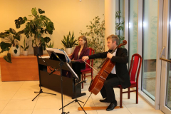 Dr Anna Parkita (fortepian) i dr Przemysław Wierzba (wiolonczela)