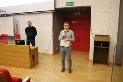 Mgr Olgierd Oksza-Orski - pracownik RCKiK i mgr Tomasz Żelichowski -  organizator wydarzenia