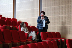 Na wykładzie obecne były (od lewej): dr Agata Jopkiewicz, dr hab. Małgorzata Stawiak-Ososińska, prof. UJK