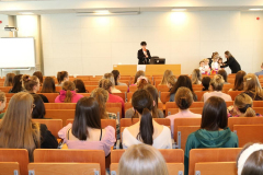 Uczestnicy Dnia Otwartego Wydziału Pedagogiki i Psychologii Uniwersytetu Jana Kochanowskiego w Kielcach
