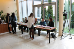 Studentki Wydziału Pedagogiki i Psychologii Uniwersytetu Jana Kochanowskiego w Kielcach, uczestnicy Dnia Otwartego WPP