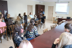 Uczestnicy Dnia Otwartego Wydziału Pedagogiki i Psychologii Uniwersytetu Jana Kochanowskiego w Kielcach
