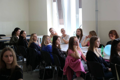 Studentki III roku PPW podczas konferencji