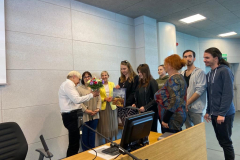 Podziękowania dla dr hab. Anny Michalskiej, prof. UMK za wygłoszony wykład