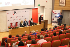 Wystąpienie Prorektor do spraw nauki UJK w Kielcach prof. dr hab. Agnieszki Gałuszki