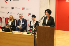 Wystąpienie Dyrektor Regionalnego Ośrodka Polityki Społecznej w Kielcach Elżbiety Korus
