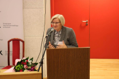 Przewodnicząca Rządowej Rady Ludnościowej prof. dr hab. Józefina Hrynkiewicz 