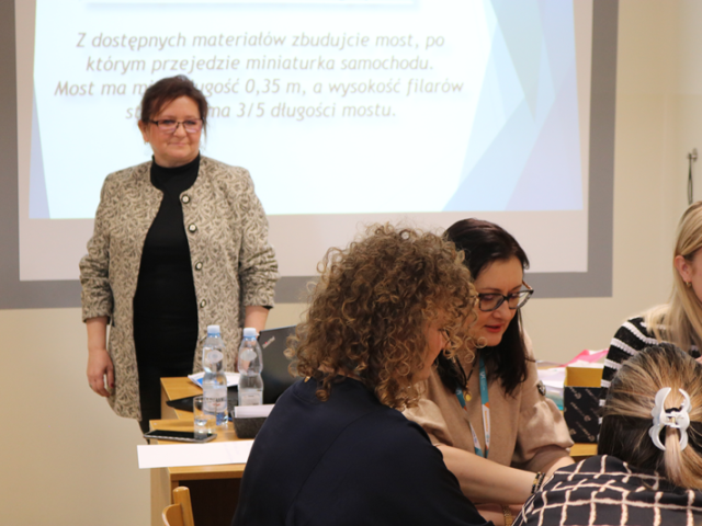 Moderatorki warsztatu: mgr Małgorzata Turczyńska, mgr Dorota Lasek (SP w Szewnie)