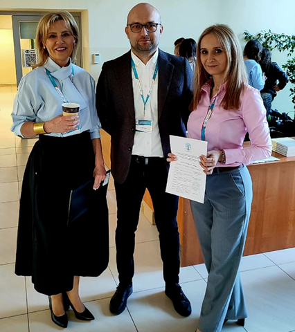 Członkowie komitetu organizacyjnego (dr Anna Winiarczyk, dr Paweł Garbuzik, dr Paulina Tamborska).