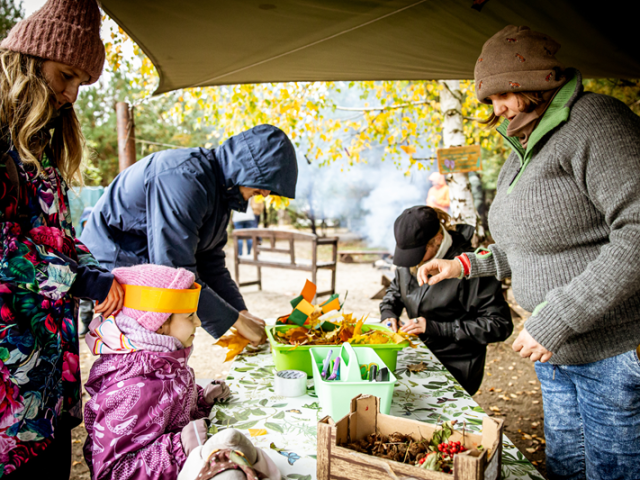 Uczestnicy projektu „Nauka idzie w Las”