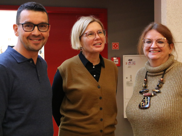 od lewej dr Jarosław Jendza, dr hab. Zuzanna Zbróg prof. UJK, dr hab. Ilona Żeber- Dzikowska prof. UJK