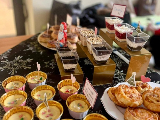 wypieki przygotowane przez członkinie SKN „Elementarni”