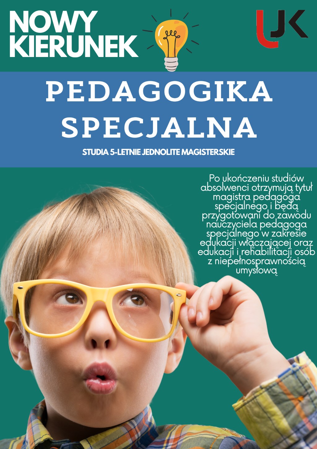 Wydział Pedagogiki I Psychologii - Nowy Kierunek – Pedagogika Specjalna