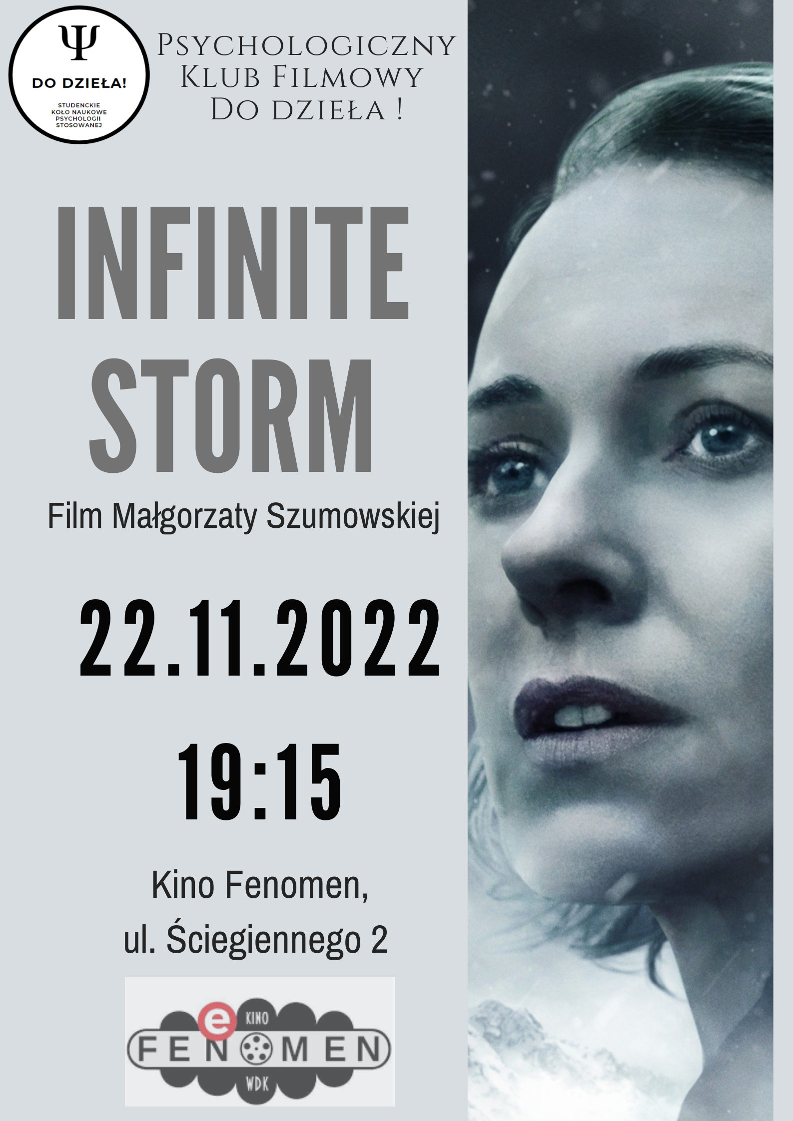 Plakat - INFINITE STORM 22.11.2022 godz. 19:15