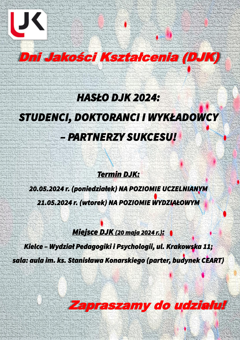 Zdjęcie do artykułu: Dni Jakości Kształcenia 2024