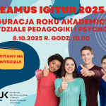 INAUGURACJA ROKU AKADEMICKIEGO 2025/2026, 8 października 2025 r. godz. 10:00