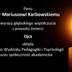 Najszczersze kondolencje