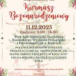 Kiermasz Bożonarodzeniowy 11.12.2025 r.