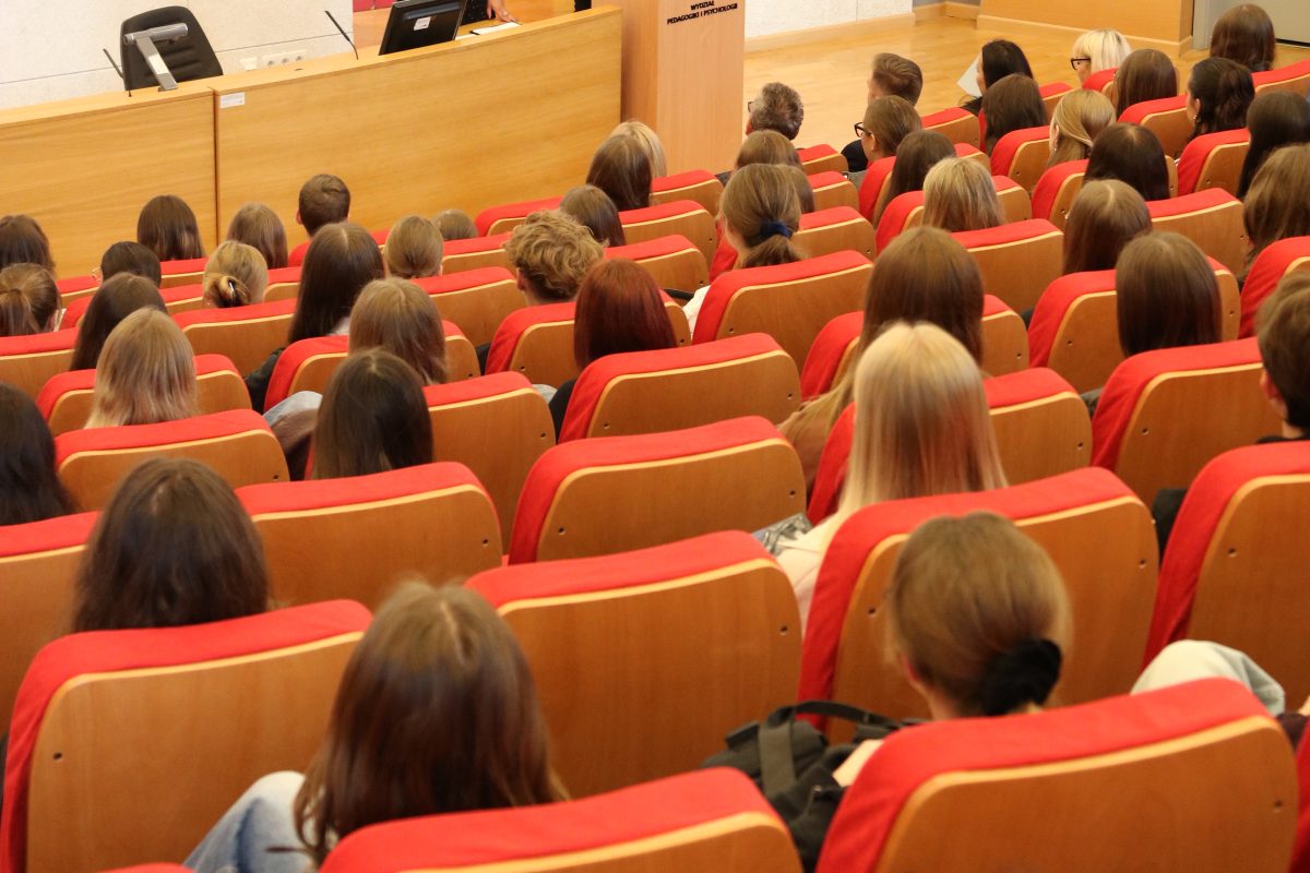 Spotkanie ze studentami podczas Dnia Zero na Wydziale Pedagogiki i Psychologi UJK