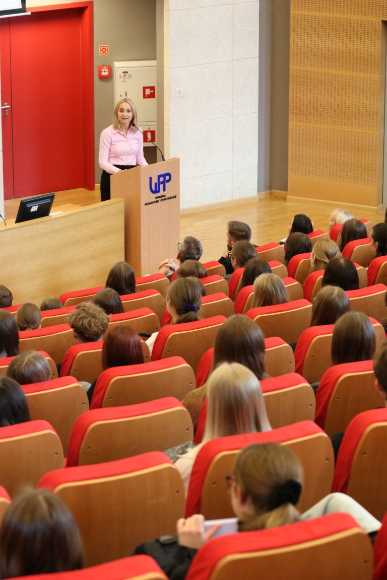 Wystąpienie przed studentami podczas Dnia Zero na WPP UJK