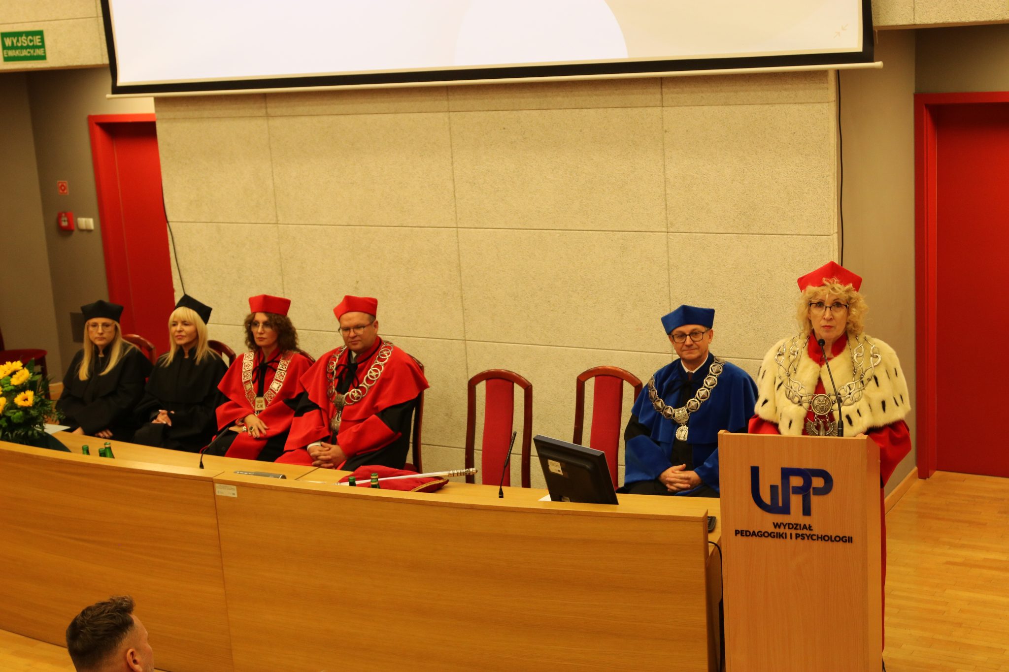 Przemówienie Rektor UJK podczas inauguracji roku akademickiego 2026/2027 na WPP UJK.
