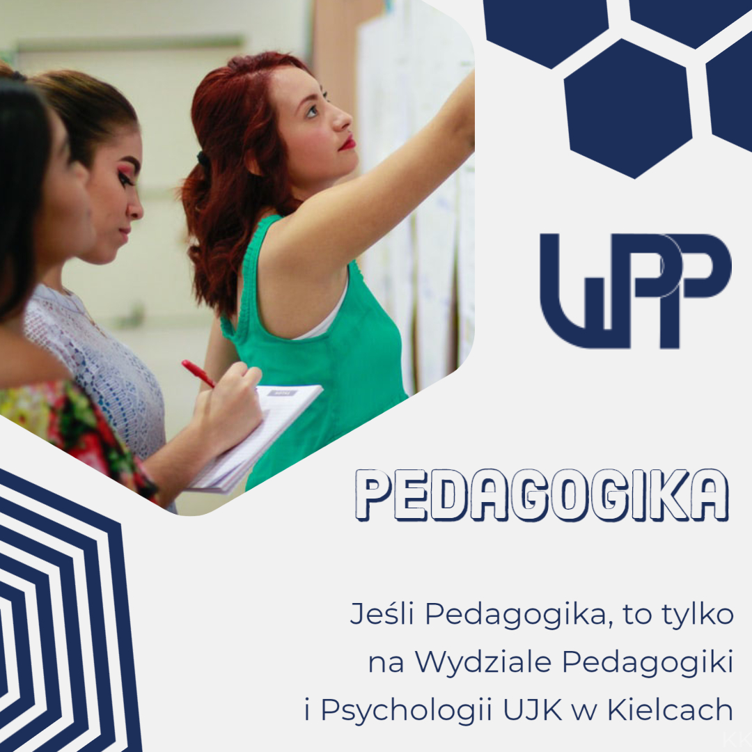 Plakat rekrutacji na kierunek pedagogika